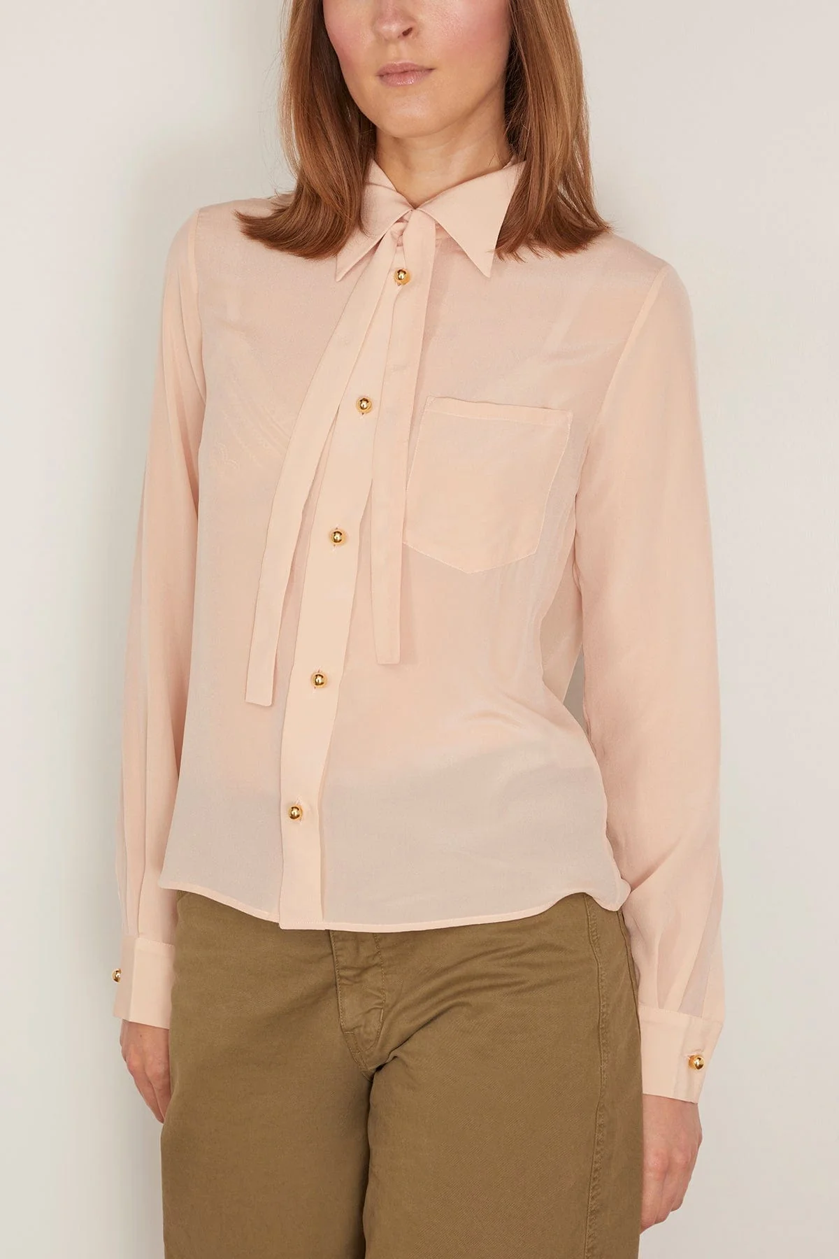 Academy Blouse in Pale Blush - Image 4