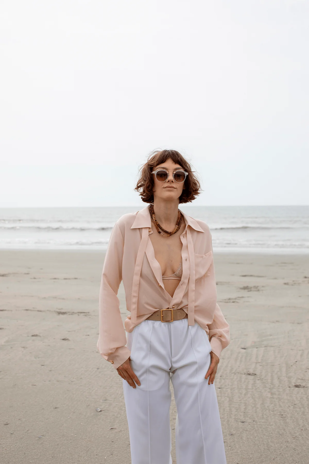 Academy Blouse in Pale Blush - Image 6