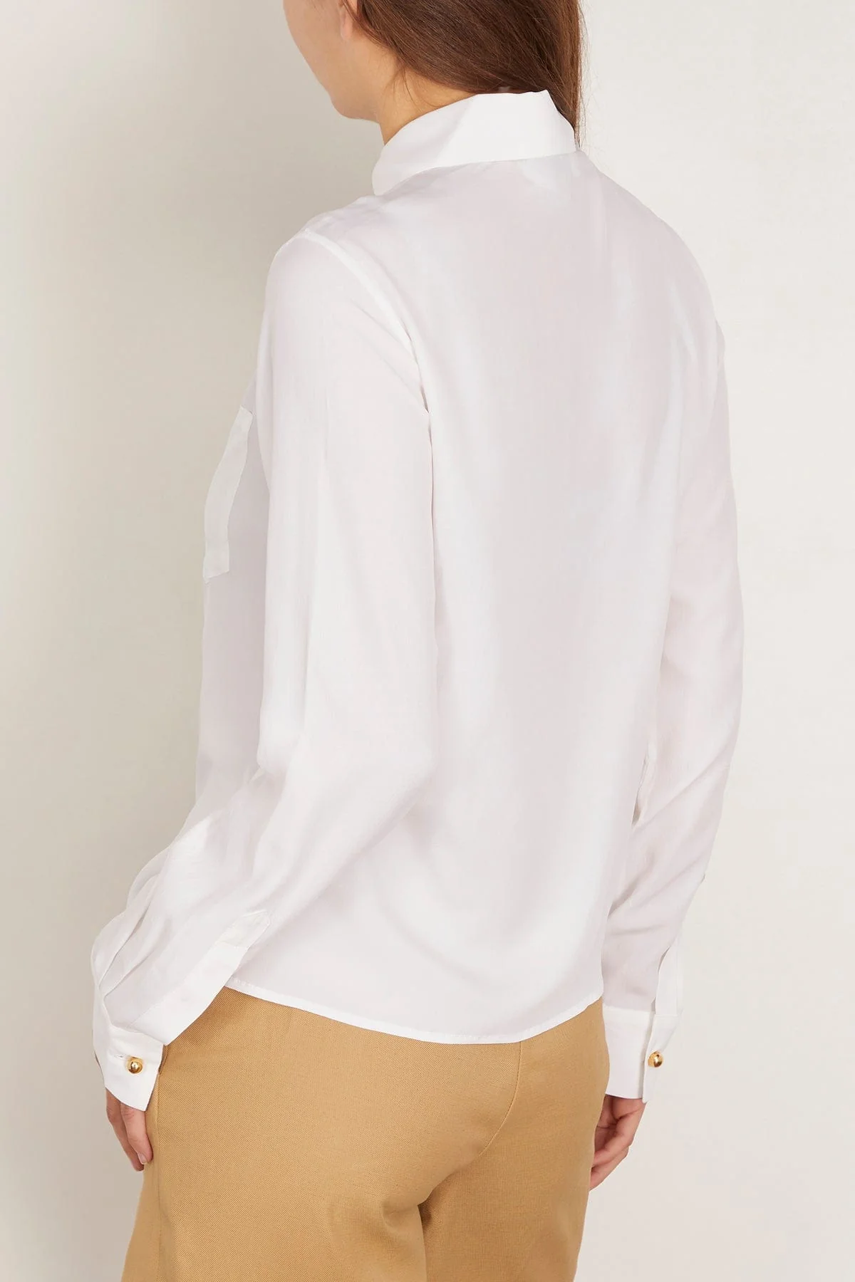 Academy Blouse in White - Image 4