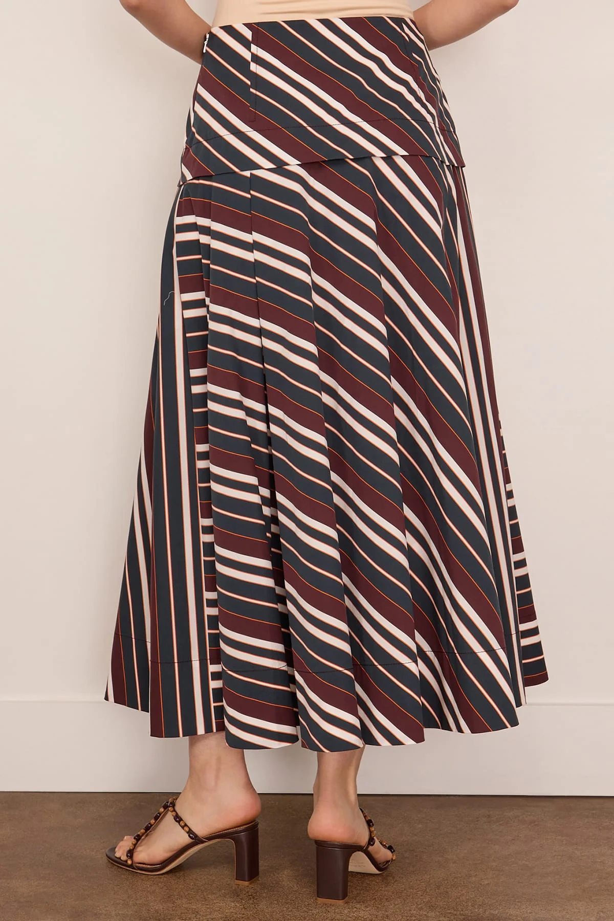 Anna Skirt in Orange Army - Image 4