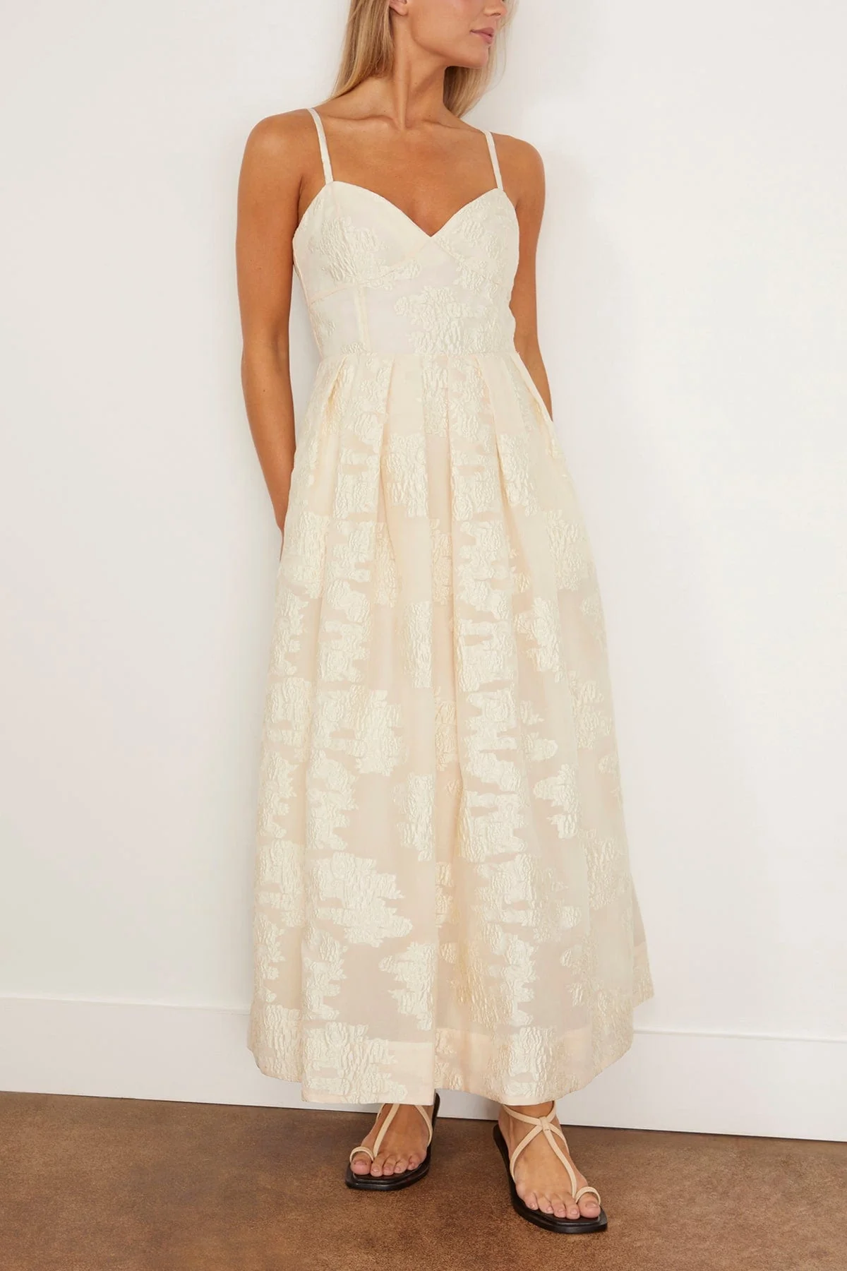 Annette Dress in Ivory - Image 3