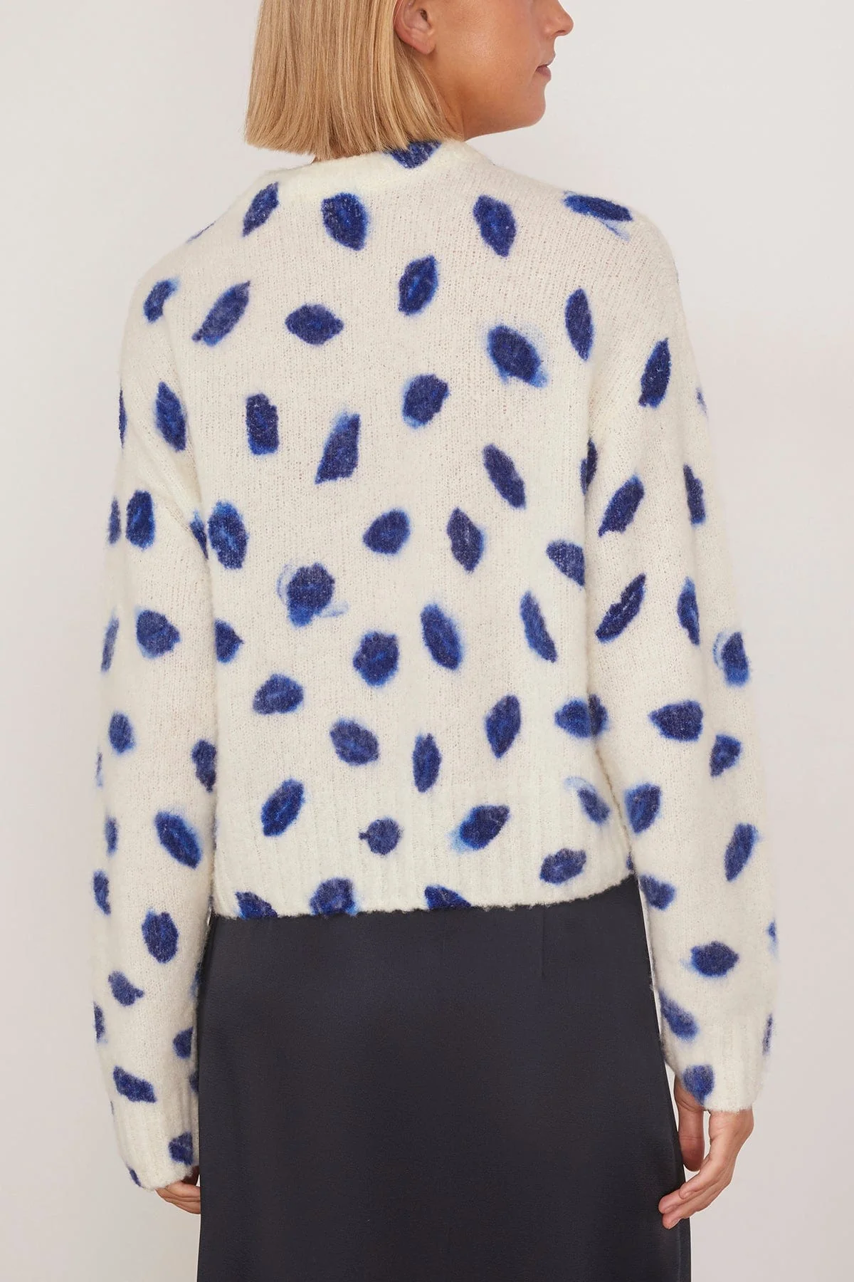 Biddie Sweater in Berry Blue Kisses - Image 4