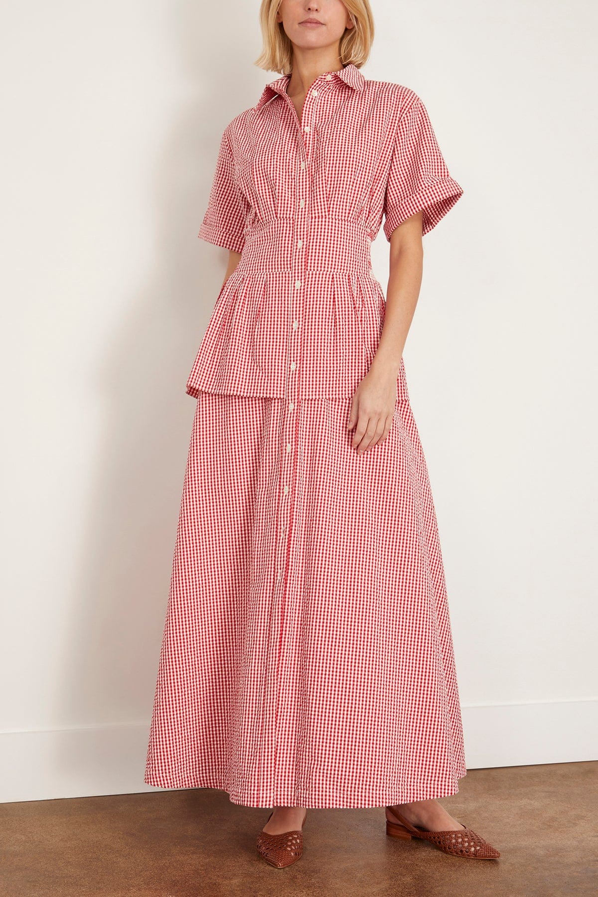 Boogie Woogie Bugle Boy Dress in Red Gingham - Image 4