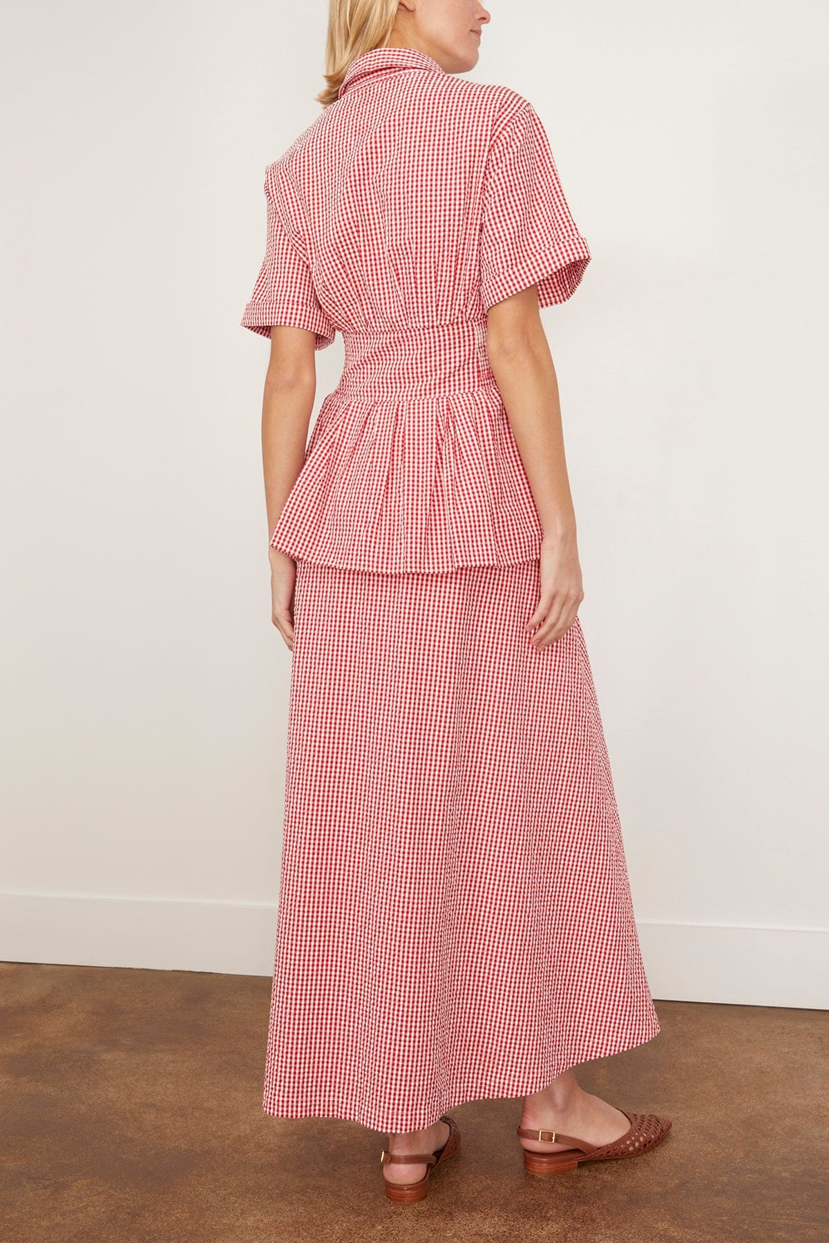 Boogie Woogie Bugle Boy Dress in Red Gingham - Image 6