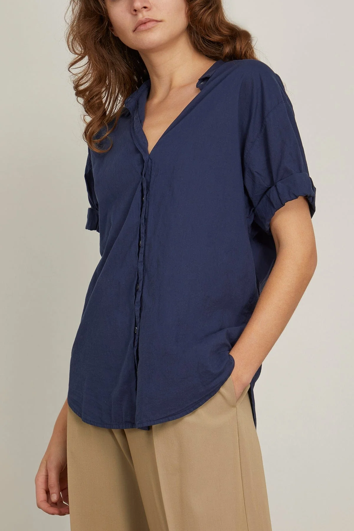 Channing Shirt in Navy - Image 3