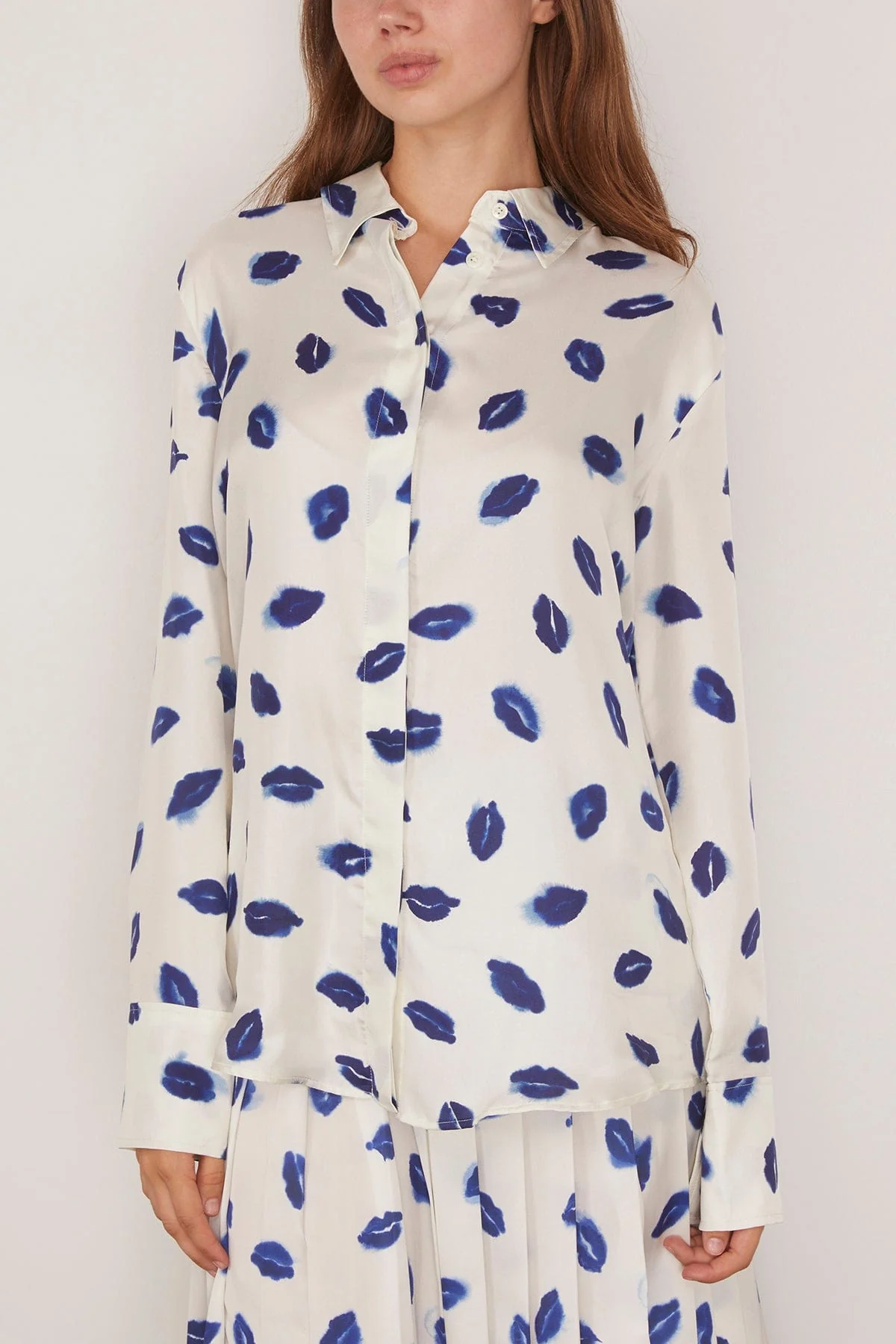 Chika Top in Berry Blue Kisses - Image 3