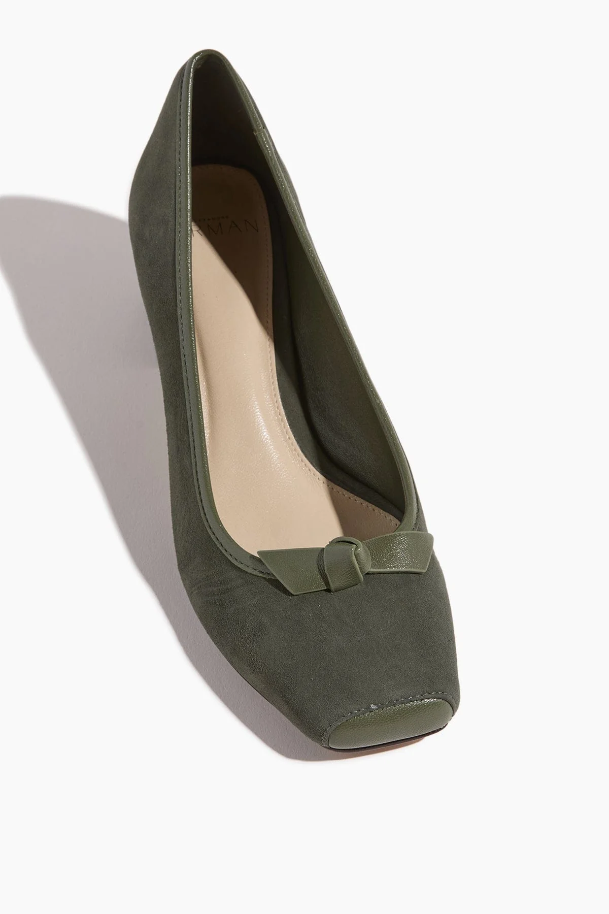 Clarita Square Pump 45 in Olivine - Image 4