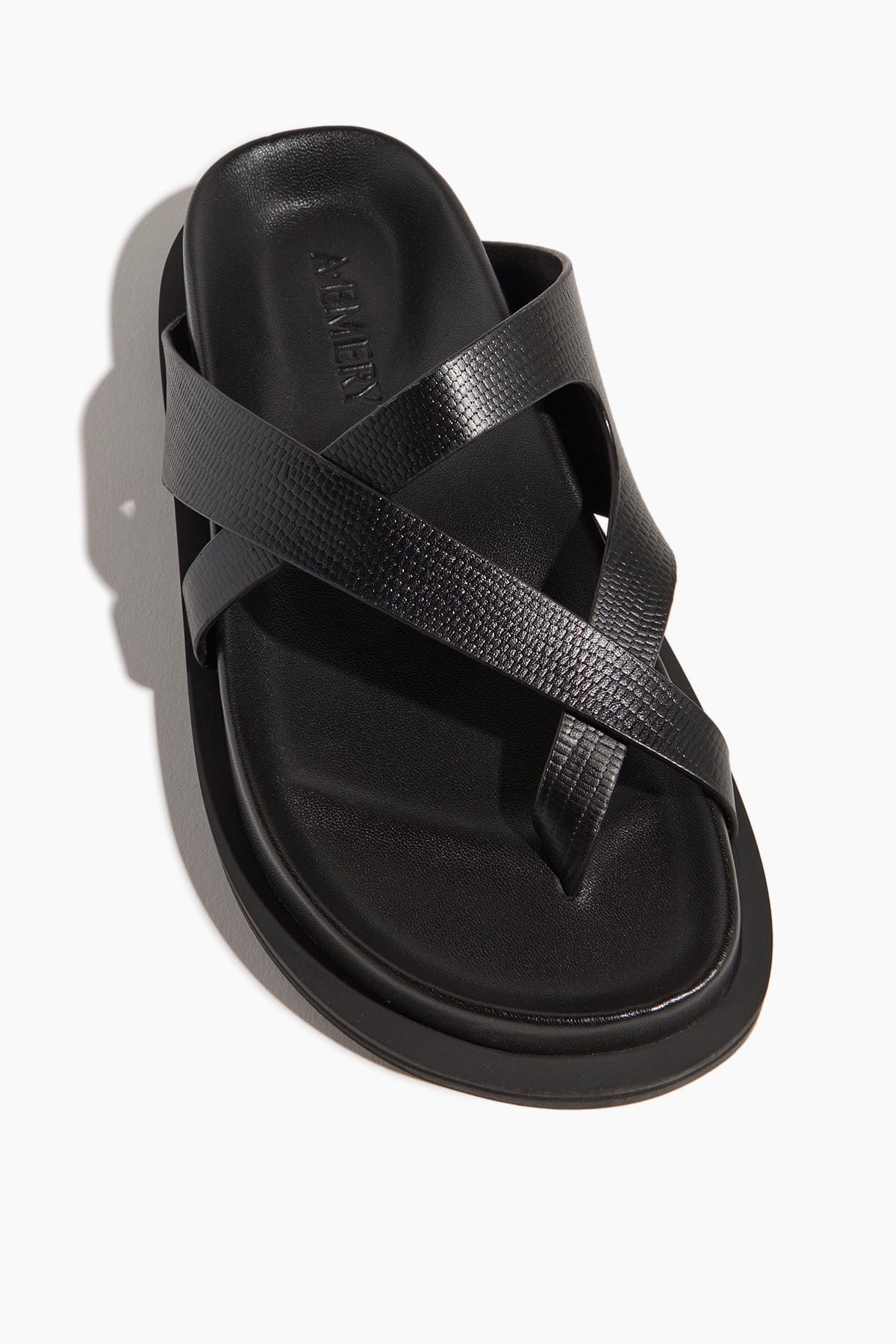 Claude Sandal in Black Lizard - Image 4