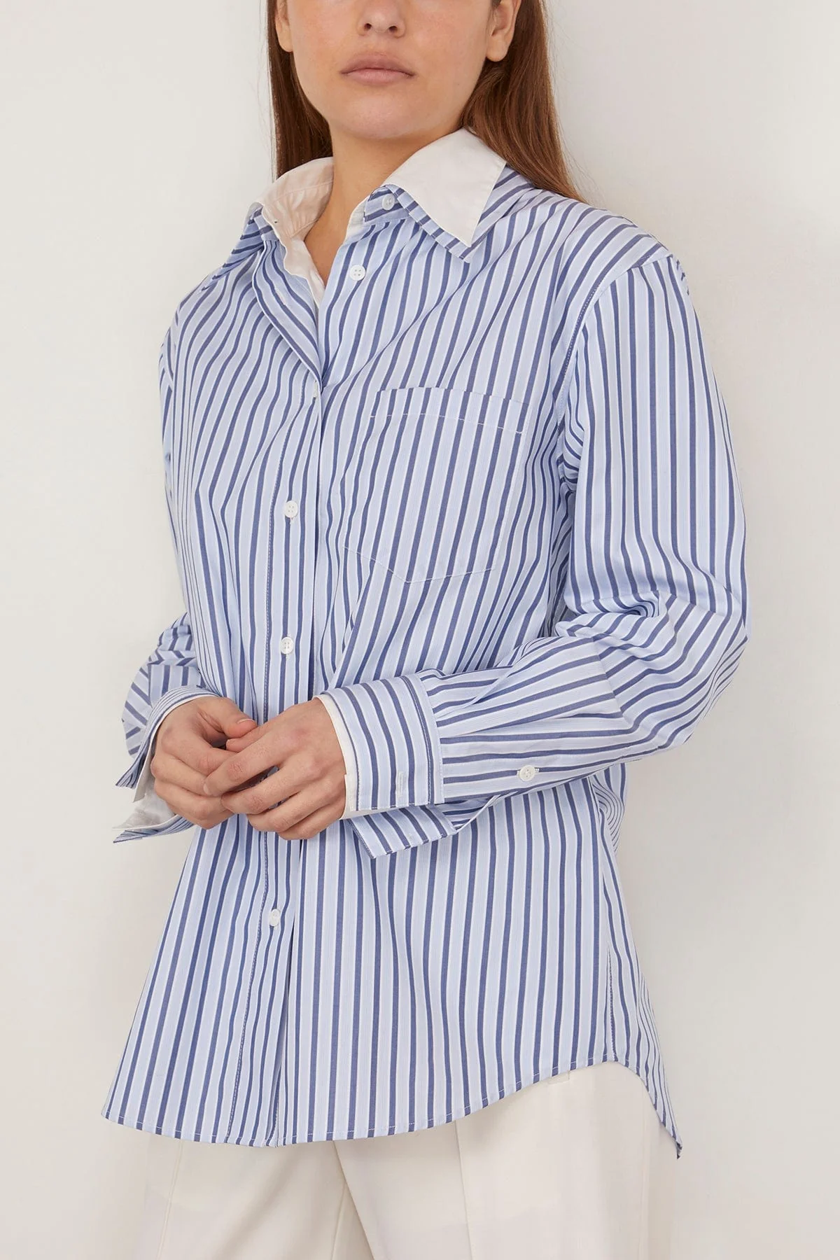 Double Shirt in Blue Stripe - Image 3