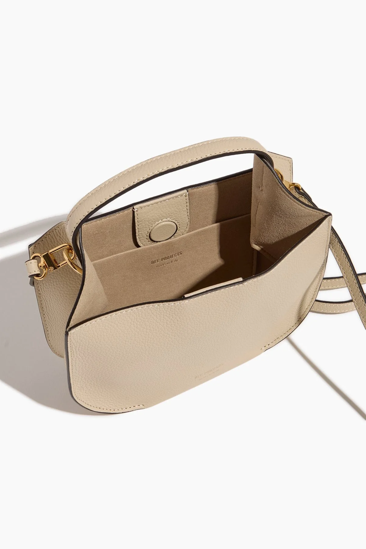 Helene Hobo Mini Bag in Beige - Image 5