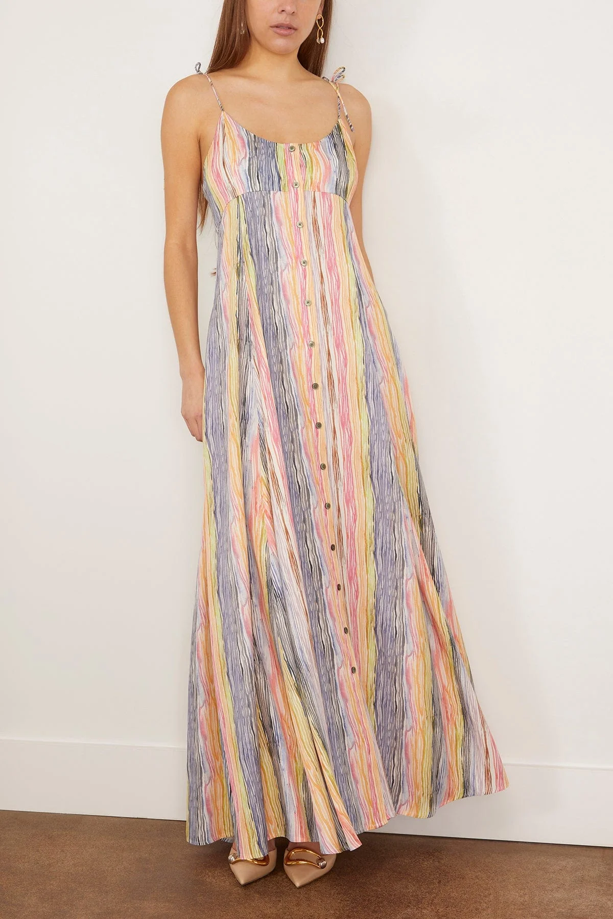 High Garden Maxi Dress in Rainbow - Image 3