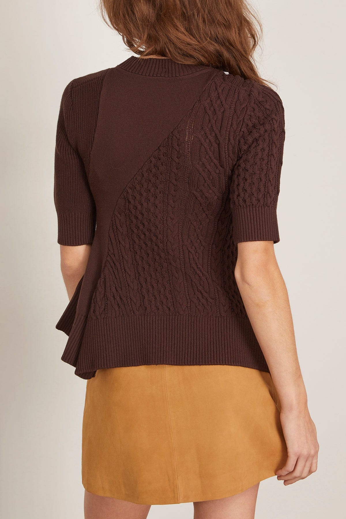 Knit Pullover in Brown - Image 4