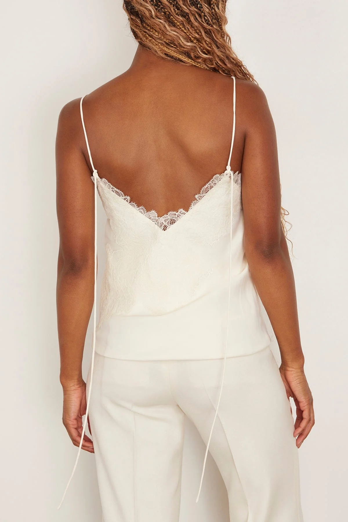 Lace Camisole in Cream - Image 4