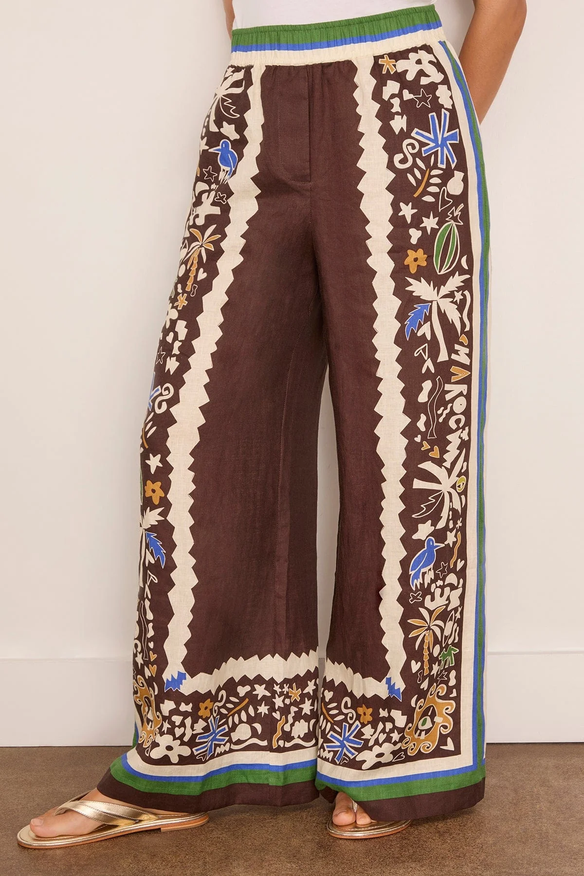Maroc Relaxed Pant in Multi - Image 3