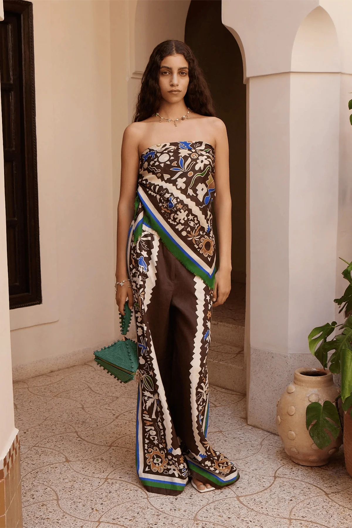 Maroc Relaxed Pant in Multi - Image 5