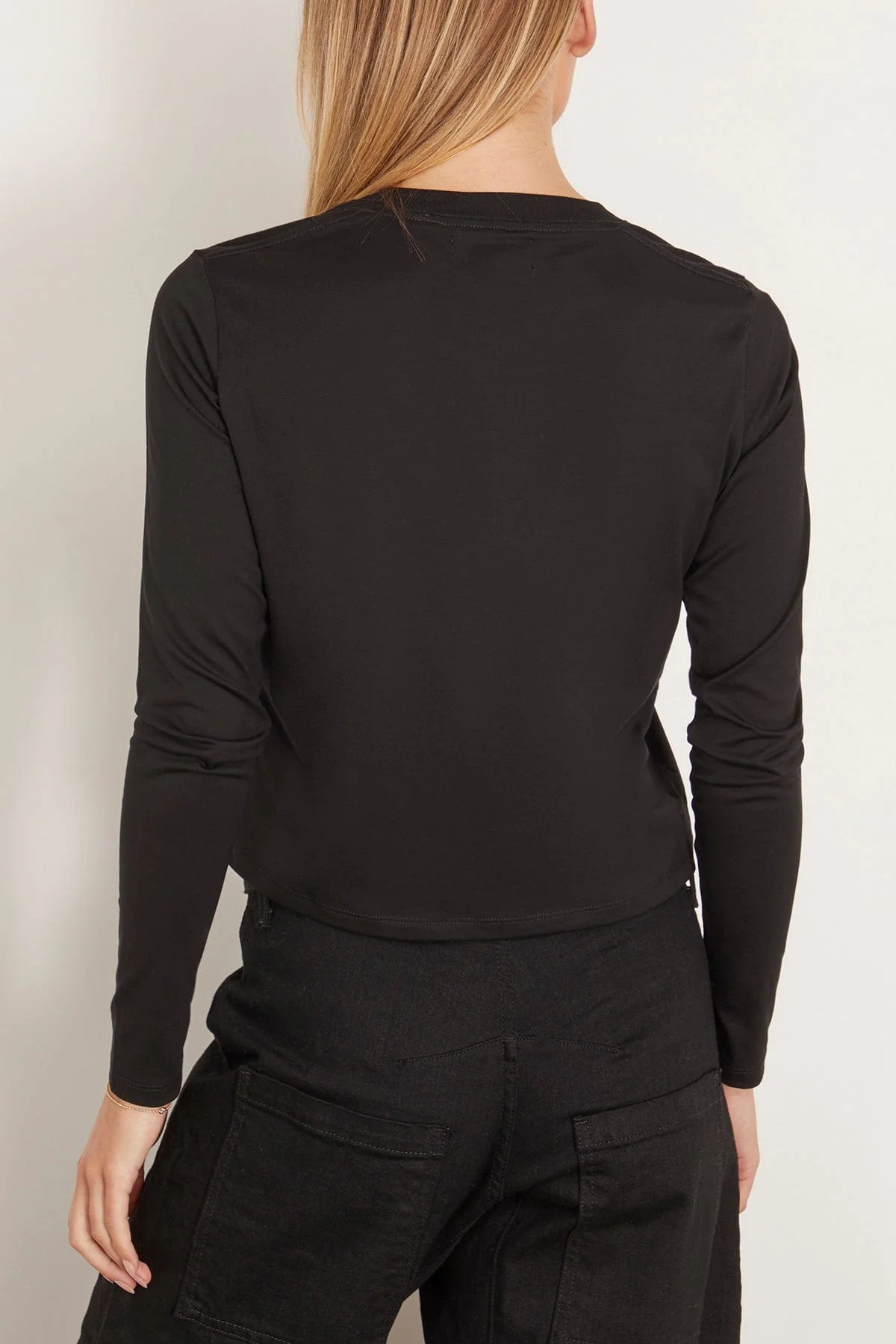 Masal Long Sleeve Shirt in Black - Image 4