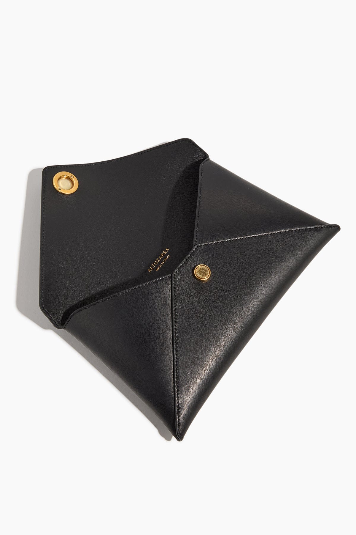 Medallion Envelope Clutch in Black - Image 4