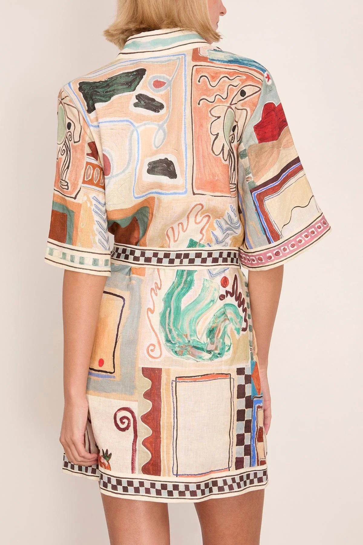 Michelle Mini Dress in Multi - Image 4