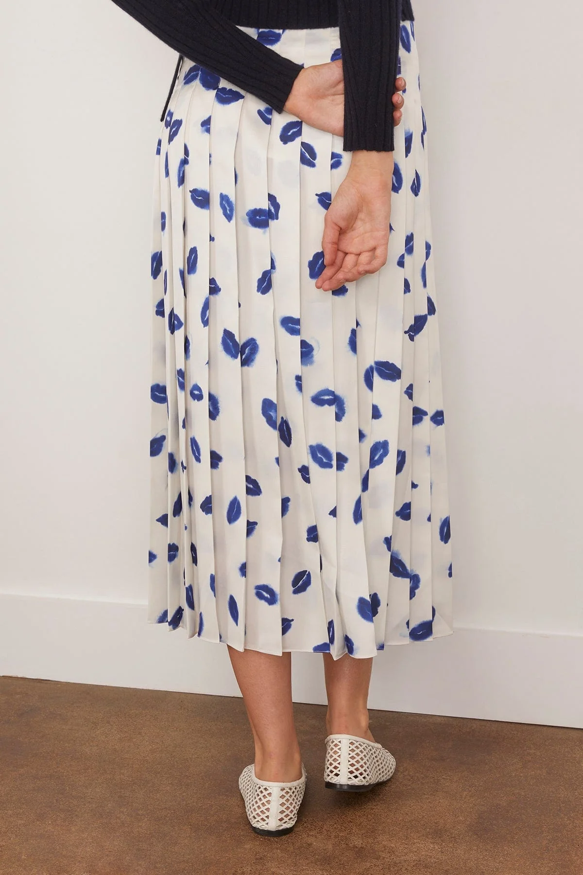 Monti Skirt in Berry Blue Kisses - Image 4