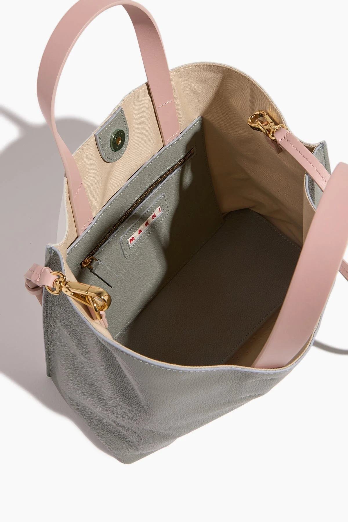 Museo Soft Bag in Storm/Lily White - Image 5