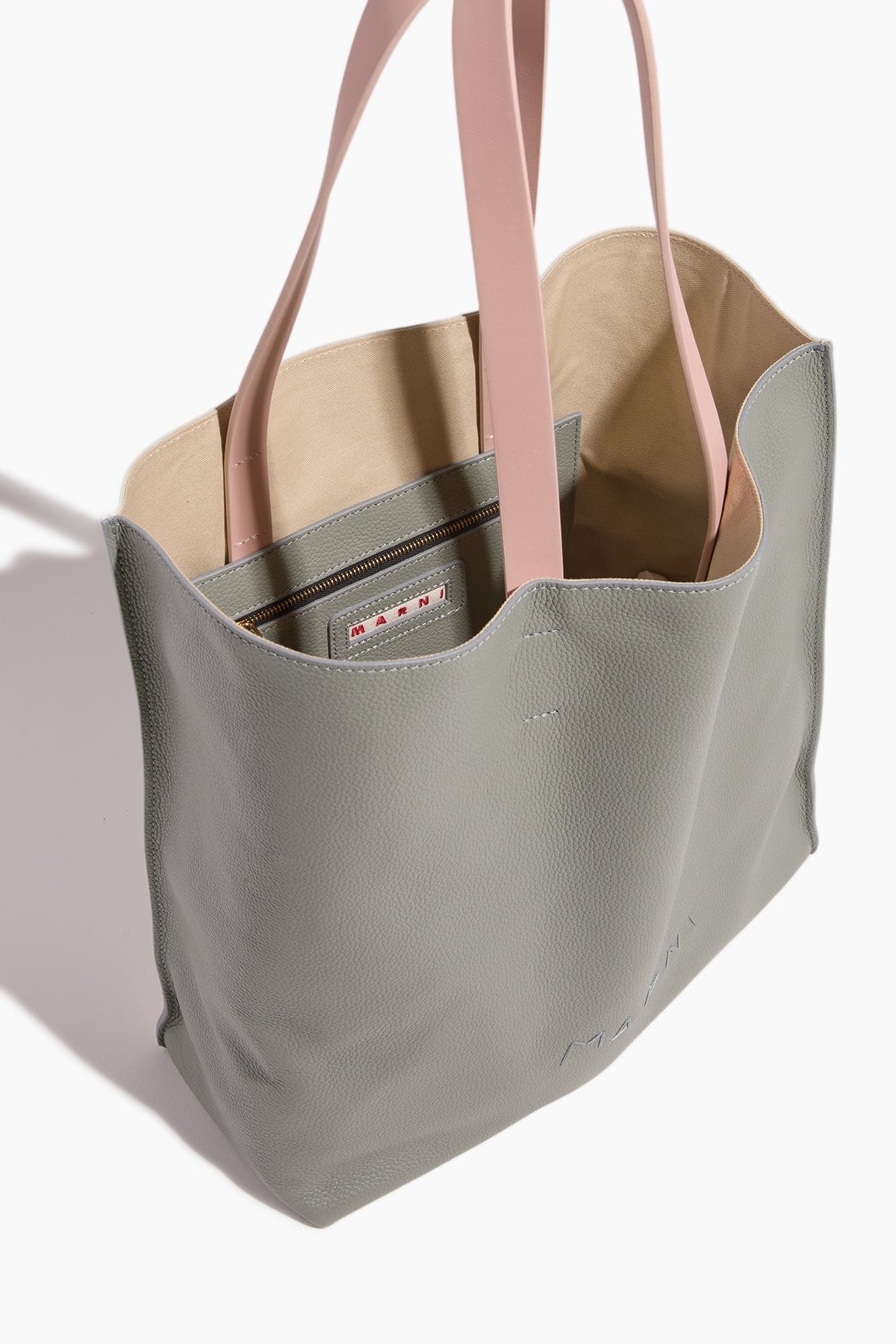 Museo Soft Mini Bag in Storm/Lily White - Image 4