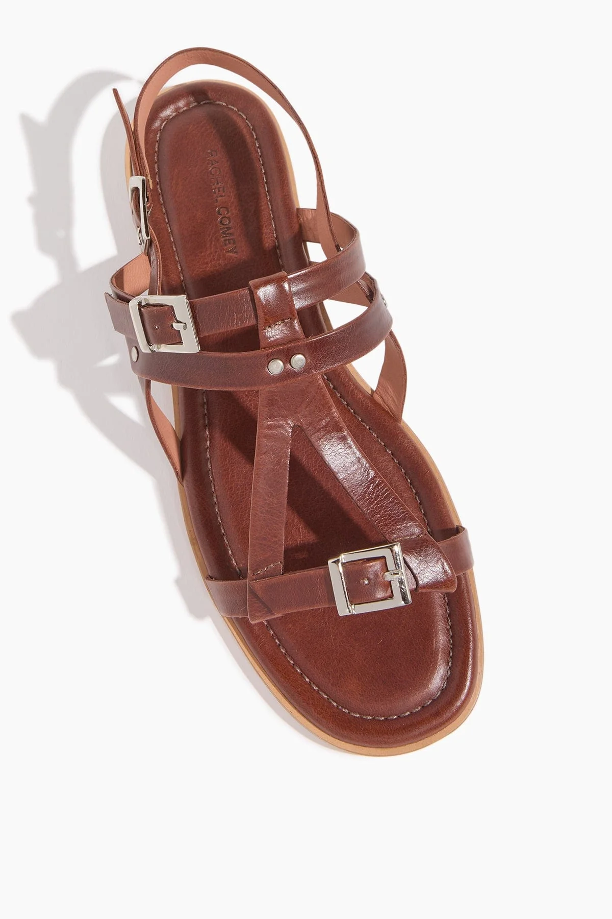 Olstead Sandal in Saddle - Image 4