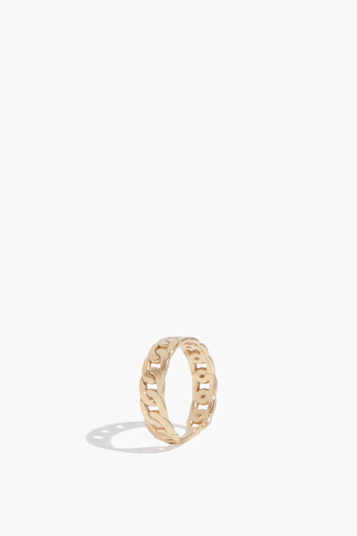 Stackable Chain Ring in 14k Yellow Gold - Image 3